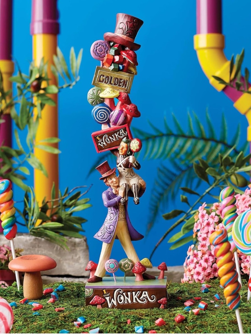 NWT Enesco Jim Shore Willy Wonka Figurine